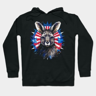 Patriotic Kangaroo Hoodie